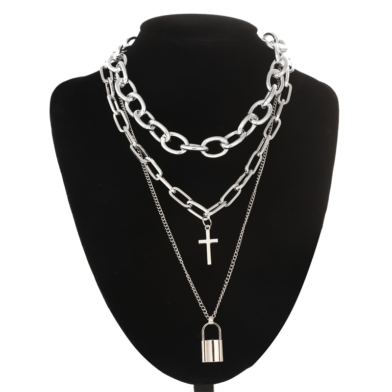 Men Accessories Aesthetic - الطبقات الجرونج الجمالية مجوهرات خمر الشرير