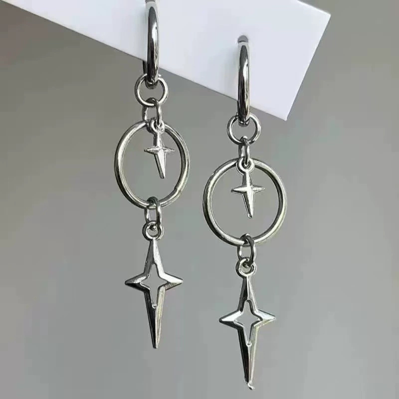 Men'S Accessories In The 90S - شخصية الشرير الصليب دلاية شكل نجمة