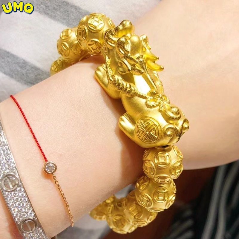 Bracelet Beaded Men - نقية 18K مطلي Pixiu سوار للرجال