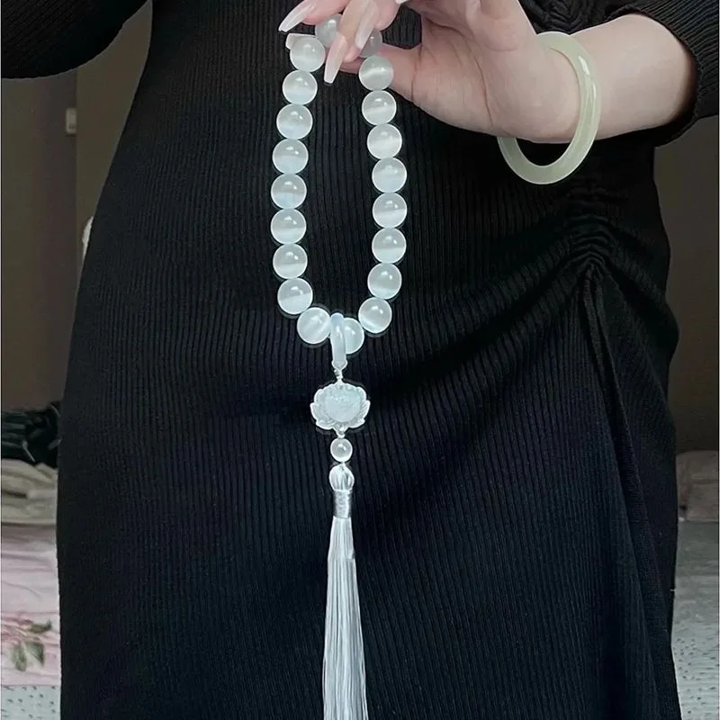 Bracelet Beaded Men - حجر عين القط 12 مللي متر