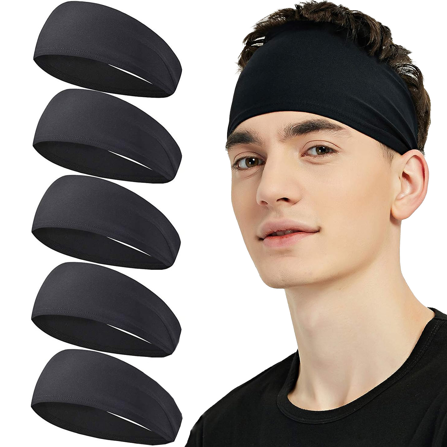 Men'S Yoga Accessories - عصابة رأس للرجال والنساء، أربطة شعر