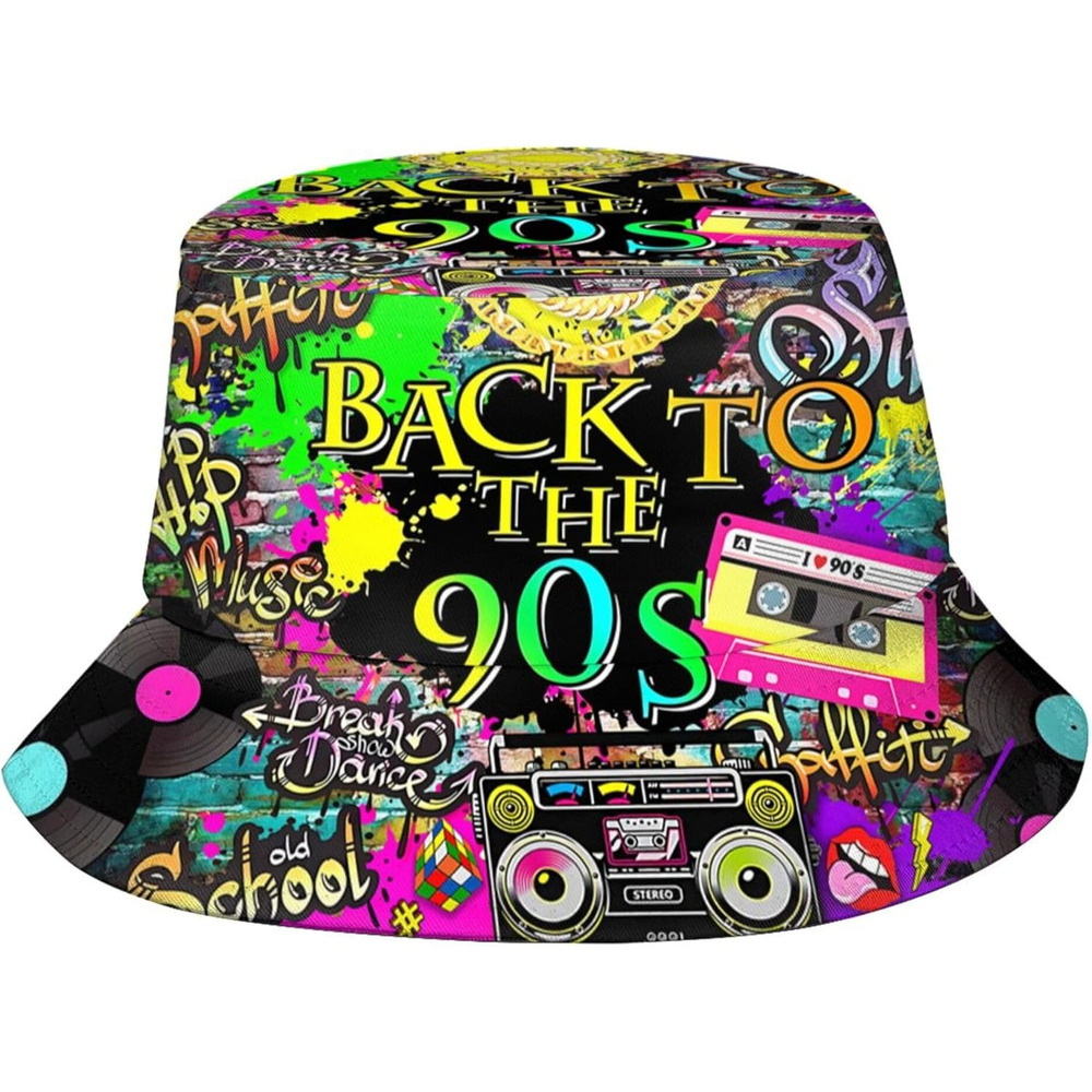 Men'S Accessories In The 90S - قبعة صياد عصرية بتصميم ريترو من