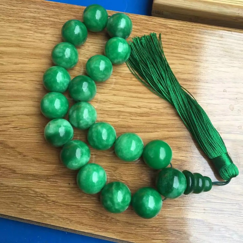 الطبيعية الخضراء سوار مرصع بال - مراجعة Bracelet Beaded Men وسعره