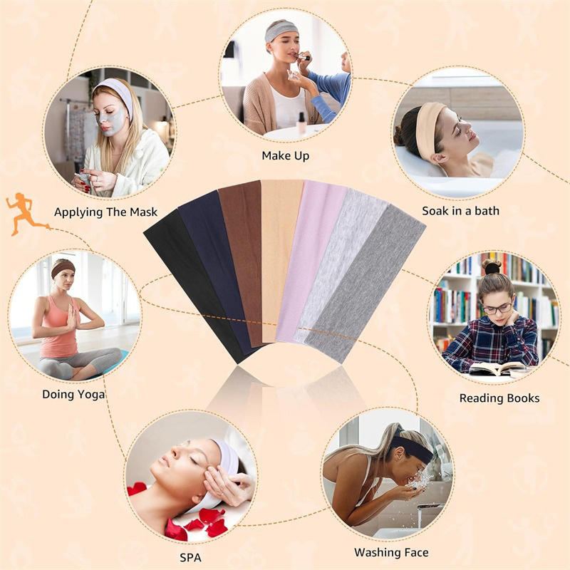 7 قطع من عصابات الرأس الرياضية - مراجعة Men'S Yoga Accessories وسعره