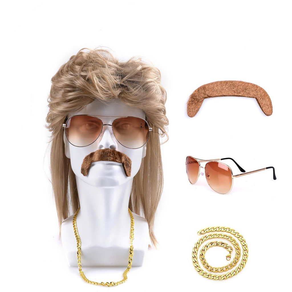 مجموعة شعر مستعار صناعي بتصميم - مراجعة Men'S Accessories In The 80S وسعره