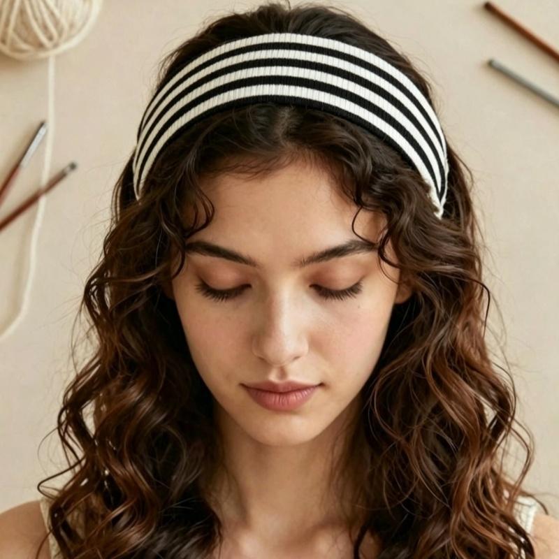عصابة رأس رياضية مرنة مخططة لل - مراجعة Men'S Yoga Accessories وسعره