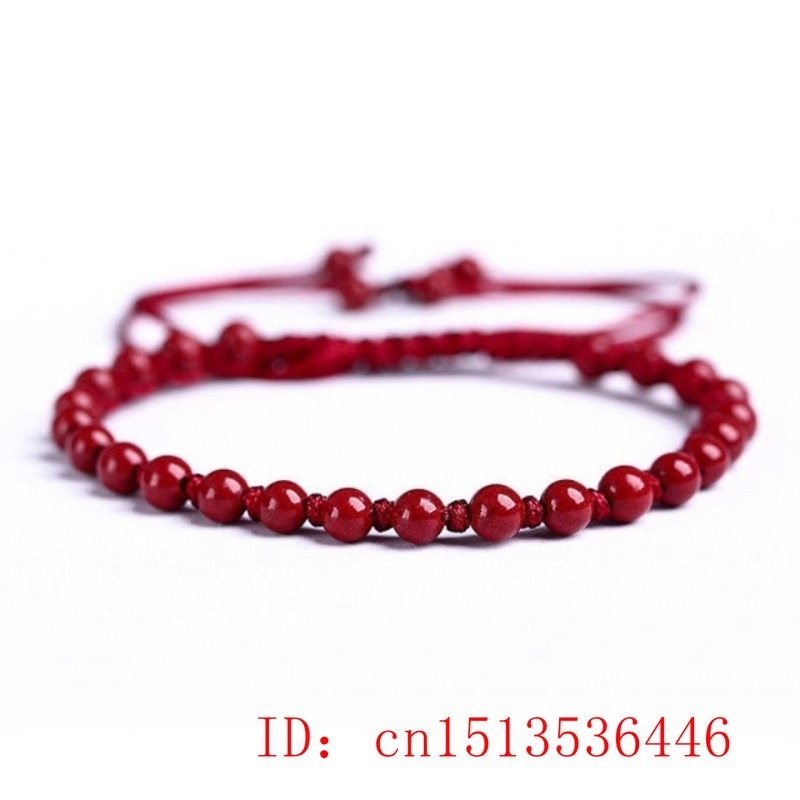 سوار سينابار أحمر طبيعي للرجال - مراجعة Bracelet Beaded Men وسعره