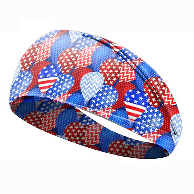 عصابة رأس بتصميم علم الولايات  - مراجعة Men'S Yoga Accessories وسعره