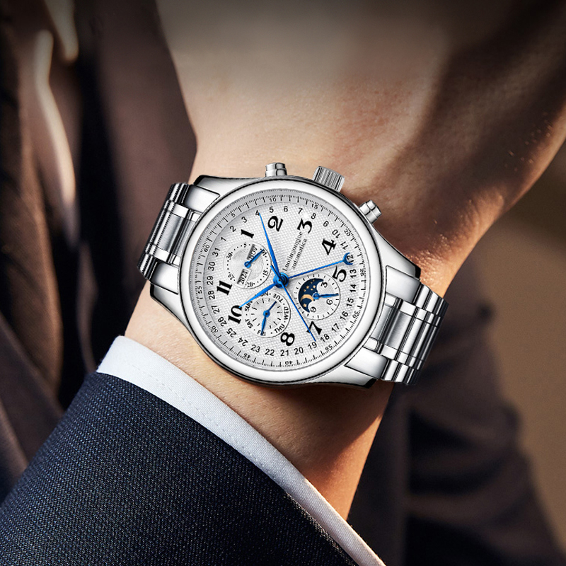 ساعة رجالية ميكانيكية فاخرة من - مراجعة Men Accessories Aesthetic وسعره