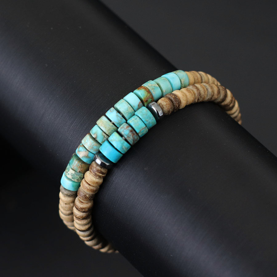مجموعة من سوارين من الخرز الطب - مراجعة Men'S Yoga Accessories وسعره