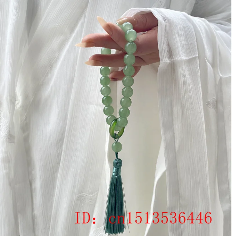الأخضر اليشم حجر 12 مللي متر ا - مراجعة Bracelet Beaded Men وسعره
